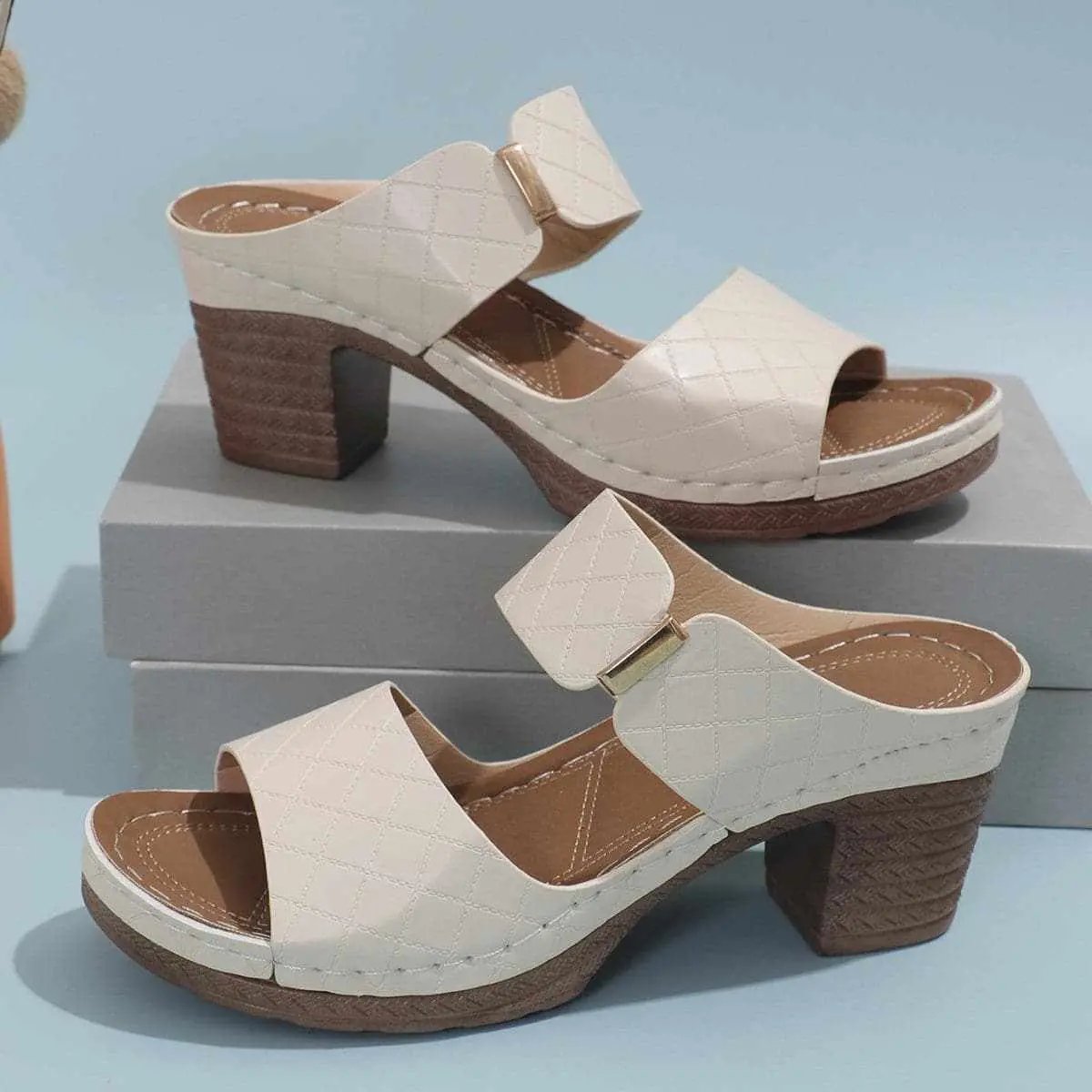 Stylish block heel sandals for any occasion - Love Salve